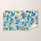 Kleurrijke Chinoiserie Traditioneel Bloemenpatroon Bad Handdoek (Handdoek)