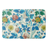 Kleurrijke Chinoiserie Traditioneel Bloemenpatroon Badmat (Voorkant)