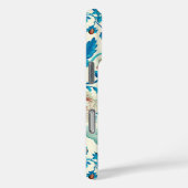 Kleurrijke Chinoiserie Traditioneel Bloemenpatroon Case-Mate iPhone Case (Achterkant / Rechts)