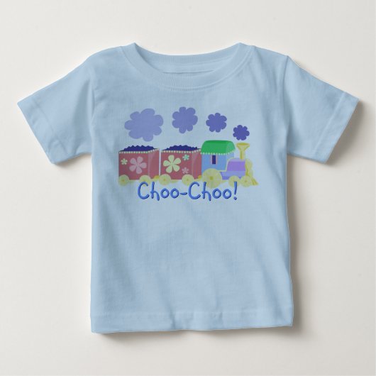 Kleurrijke Choo Choo Train Shirt (Voorkant)