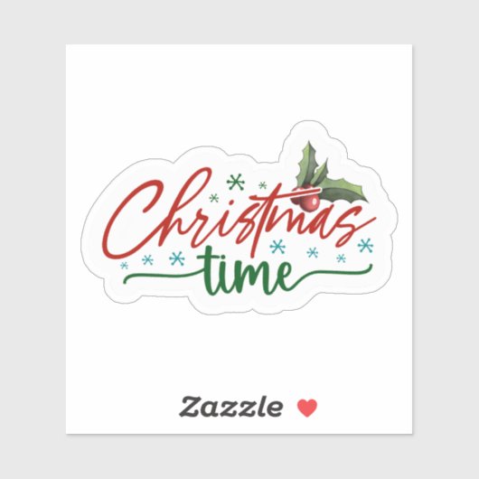 Kleurrijke Christmas Cheer Sticker (Vel)