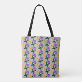 Kleurrijke-chrysant-vector-illustratie Bloemen Tote Bag (Achterkant)