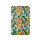 Kleurrijke chrysantentuin in vintage stijl badmat (Voorkant Verticaal)