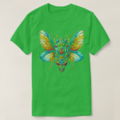 Kleurrijke Cicada Insect Great Eastern Brood X Cic T-shirt (Design voorkant)