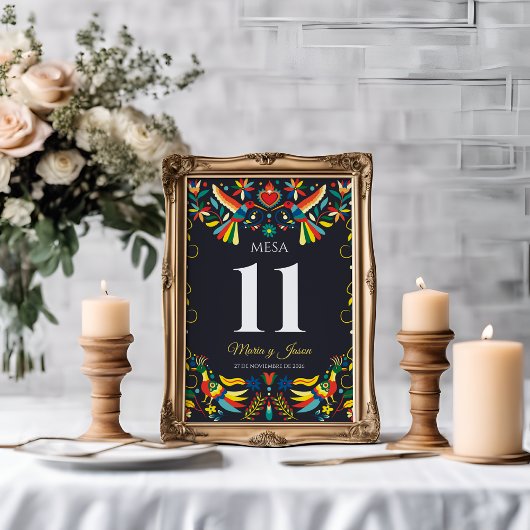 Kleurrijke Cinco de Mayo Fiesta Spaanse Trouwdag Kaart
