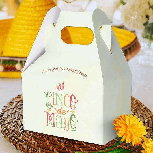 Kleurrijke Cinco de Mayo Party Bedankdoosjes