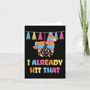 Kleurrijke Cinco De Mayo Piñata Ik Heb Die Feestje Kaart
