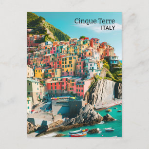 Kleurrijke Cinque Terre, Italië -  foto Briefkaart