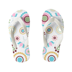 Kleurrijke Circles Kind Teenslippers