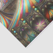 Kleurrijke Circustent Decoupage Tissuepapier (Detail)