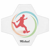 Kleurrijke cirkel gepersonaliseerd voetbal (Enkel)