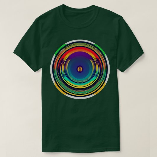 kleurrijke cirkel t-shirt (Design voorkant)