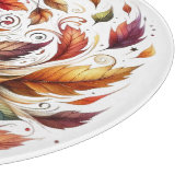 KLEURRIJKE CIRKEL VAN HERFST HERFSTBLADEREN SNIJPLANK (Hoek)