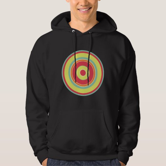 Kleurrijke cirkels 01 hoodie (Voorkant)
