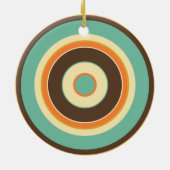 Kleurrijke cirkels 02 keramisch ornament (Achterkant)