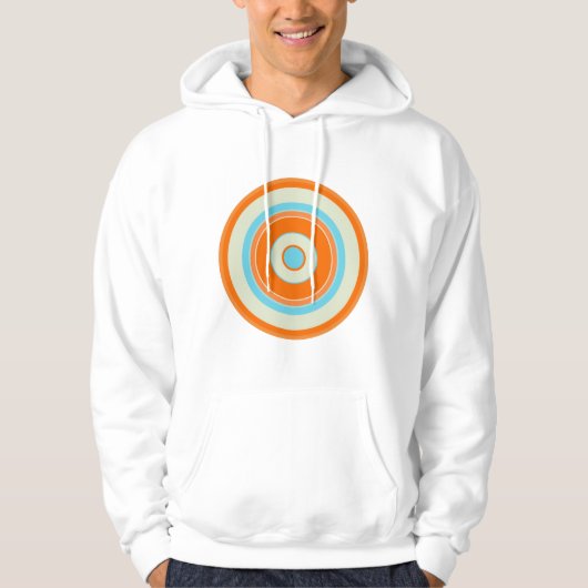 Kleurrijke cirkels 03 hoodie (Voorkant)