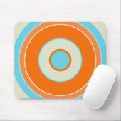 Kleurrijke cirkels 03 muismat (Met muis)