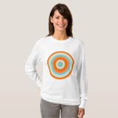 Kleurrijke cirkels 03 t-shirt (Voorkant volledig)