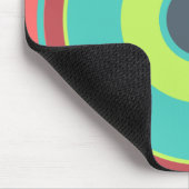 Kleurrijke cirkels 04 muismat (Hoek)