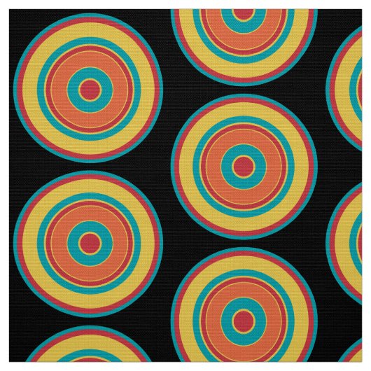 Kleurrijke cirkels 05 stof (Swatch)