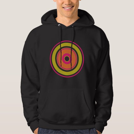 Kleurrijke cirkels 06 hoodie (Voorkant)
