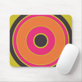 Kleurrijke cirkels 06 muismat (Met muis)