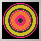 Kleurrijke cirkels 06 poster (Voorkant)