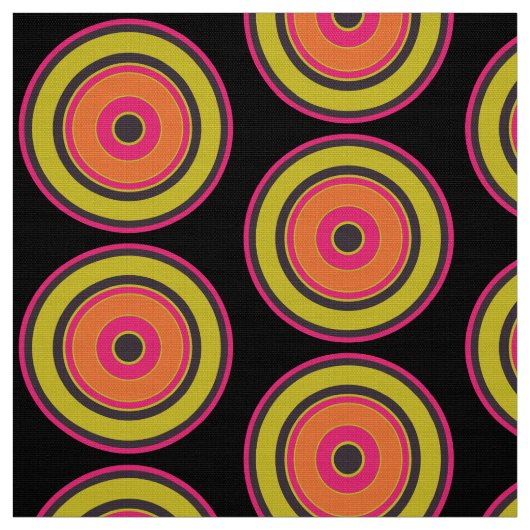 Kleurrijke cirkels 06 stof (Swatch)