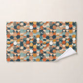 Kleurrijke cirkels bad handdoek (Handdoek)
