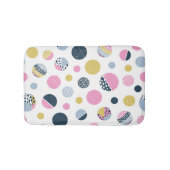 Kleurrijke cirkels badmat (Voorkant)