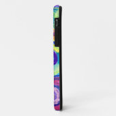 kleurrijke cirkels bijgesneden Case-Mate iPhone case (Achterkant/links)
