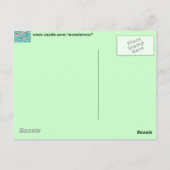 Kleurrijke cirkels briefkaart (Achterkant)