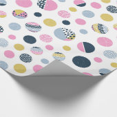 Kleurrijke cirkels cadeaupapier (Hoek)