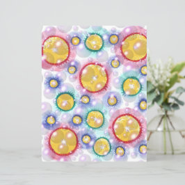 Kleurrijke Cirkels en Bubbels Scrapbook Paper