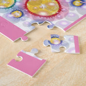 Kleurrijke cirkels en bubbels, wil je met me trouw legpuzzel (Zijkant)