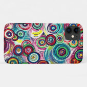 Kleurrijke cirkels en cirkels Oorspronkelijke Abst Case-Mate iPhone Case (Achterkant (horizontaal))