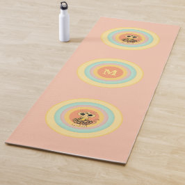 Kleurrijke Cirkels en Tijgerkat Yogamat