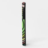 Kleurrijke Cirkels Groen Case-Mate iPhone Case (Achterkant/links)