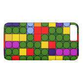 Kleurrijke cirkels in vierkanten Case-Mate iPhone case (Achterkant (Horizontaal))