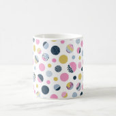 Kleurrijke cirkels koffiemok (Center)