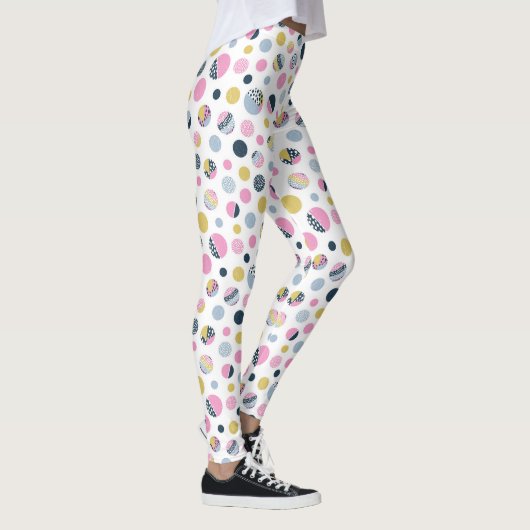 Kleurrijke cirkels leggings (Rechts)