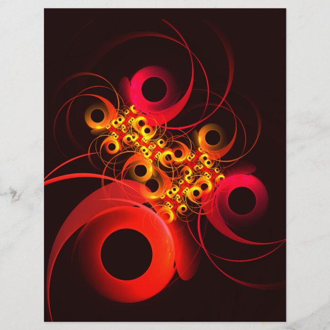 Kleurrijke cirkels Modern Abstract kunstpatroon #0 (Voorkant)