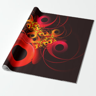 Kleurrijke cirkels Modern Abstract kunstpatroon #0 Cadeaupapier