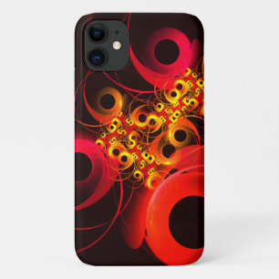 Kleurrijke cirkels Modern Abstract kunstpatroon #0 Case-Mate iPhone Case