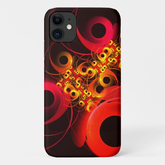 Kleurrijke cirkels Modern Abstract kunstpatroon #0 Case-Mate iPhone Case (Achterkant)