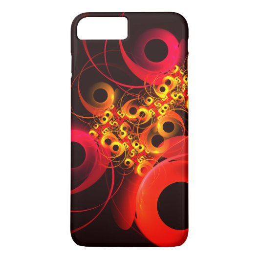 Kleurrijke cirkels Modern Abstract kunstpatroon #0 Case-Mate iPhone Case (Achterkant)