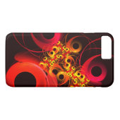 Kleurrijke cirkels Modern Abstract kunstpatroon #0 Case-Mate iPhone Case (Achterkant (Horizontaal))