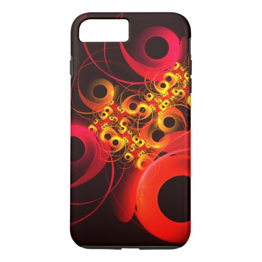 Kleurrijke cirkels Modern Abstract kunstpatroon #0 Case-Mate iPhone Case (Achterkant)