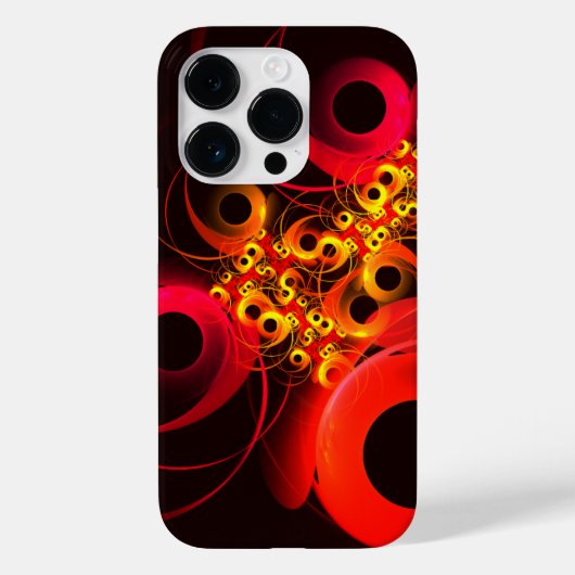 Kleurrijke cirkels Modern Abstract kunstpatroon #0 Case-Mate iPhone Case (Achterkant)