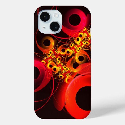 Kleurrijke cirkels Modern Abstract kunstpatroon #0 Case-Mate iPhone Case (Achterkant)